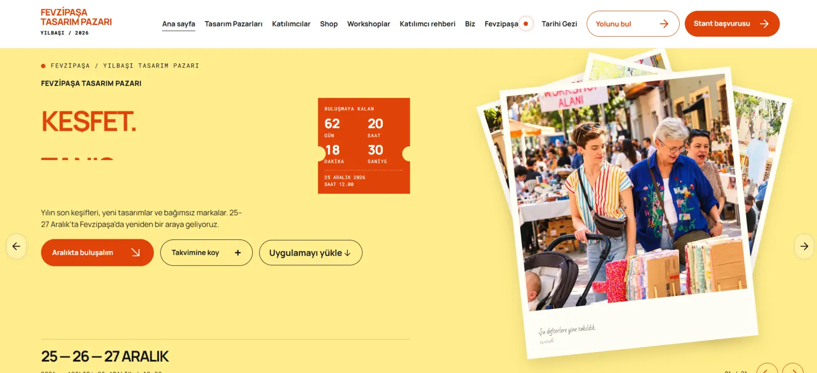 Fevzipaşa Tasarım Pazarı web sitesi tasarımı