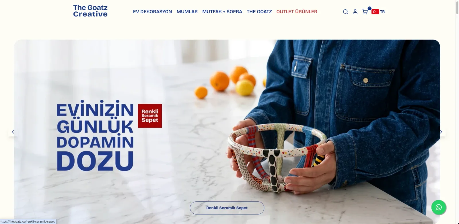 The Goatz Creative web sitesi tasarımı
